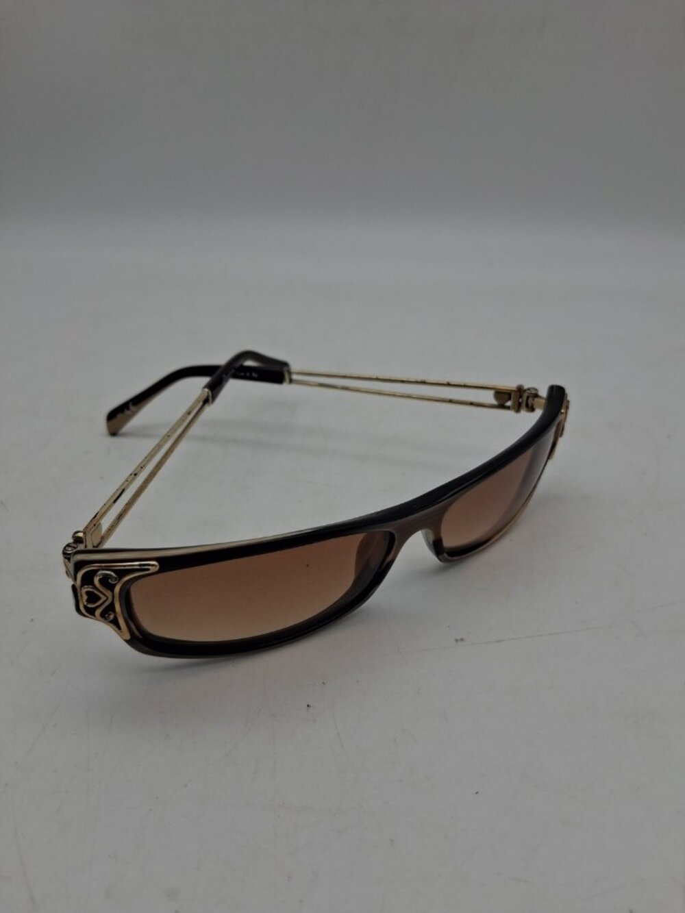 Brighton Sunglasses Womens Rectangular Handmade Let It Be Heart Detail 53 13